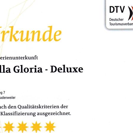 Villa Gloria - Fewo Suite Badenweiler Exteriér fotografie